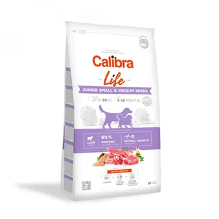 CALIBRA Life Junior Small&Medium breed Jagnięcina - sucha karma dla psa - 12kg