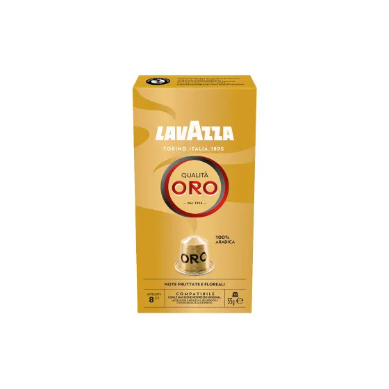 Kawa w kapsułkach Lavazza Qualita Oro do ekspresów Nespresso®, 10 szt.