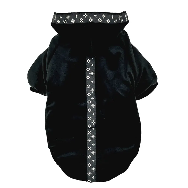 PCHEŁKA Velvet Czarny - ubranko dla psa - rozmiar XS
