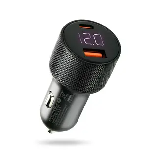 everActive Ładowarka samochodowa CC-50Q QC3.0 75W 1X USB + 1X USB-C PD czarna