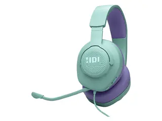 Przewodowe słuchawki gamingowe JBL 100M2 Cyjan