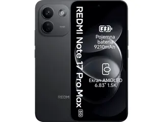 Smartfon XIAOMI Redmi Note 17 Pro Max 5G 8 GB/ 512 GB Czarny