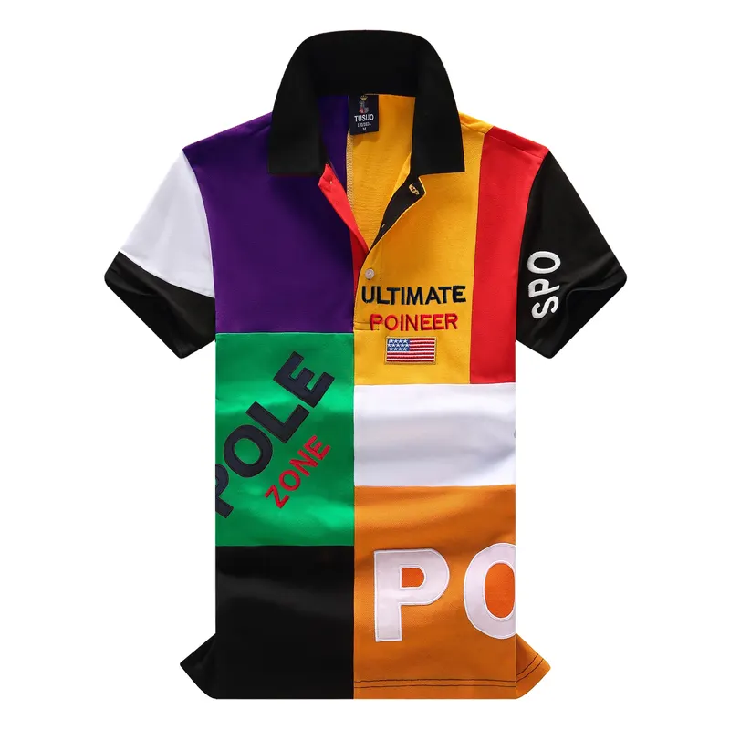 Men's Polos Classic Plaid Summer Short Sleeve Polo Shirts Golf Wear Designer Sports Royal Leisure plus Size 7XL Male Clothing