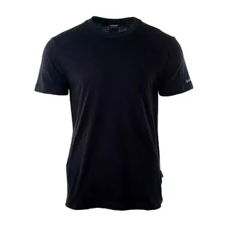 Koszulka męska Hi-Tec Plain - czarna, Rozmiar XL