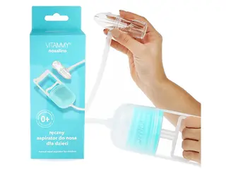 Ręczny aspirator do nosa dla dzieci VITAMMY Nosalino Przezroczysty