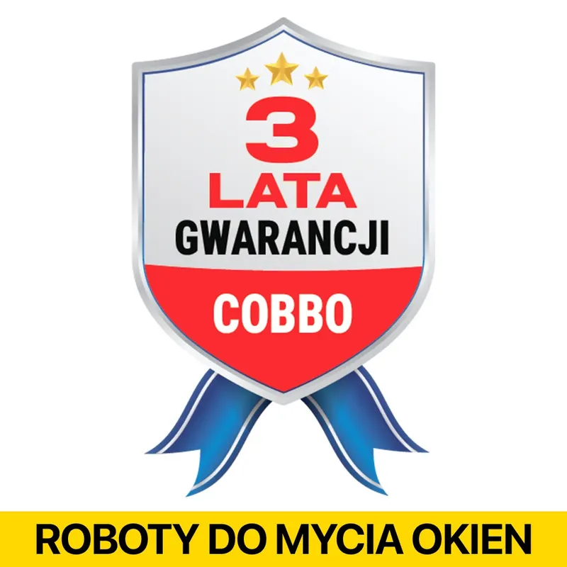 3 LATA GWARANCJI - ROBOTY DO MYCIA OKIEN COBBO
