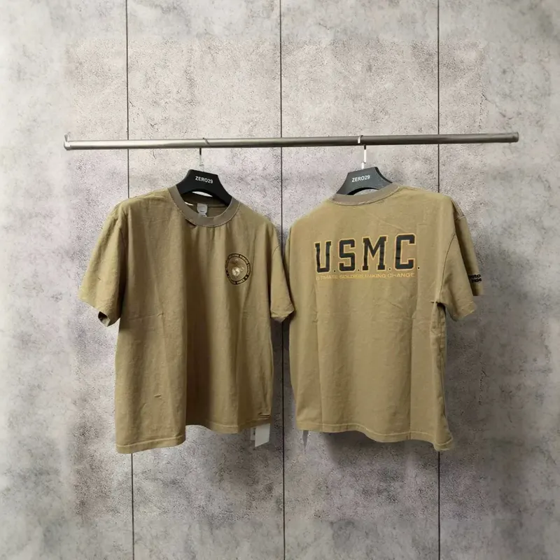 PROJECT G/R Basic Badge Embroidered Tag Graphic Short-Sleeved T-Shirt Tee - Wide Fit Version Grailz Protocol Index