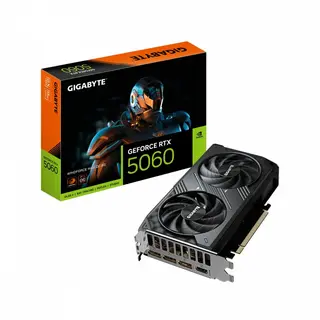 Gigabyte Karta graficzna GeForce RTX 5060 WINDFORCE MAX OC 8G GDDR7 3DP/HDMI