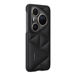 Etui do HUAWEI Pura 80 Ultra - Czarne ze skóry wegańskiej