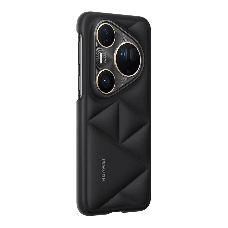 Etui do HUAWEI Pura 80 Ultra - Czarne ze skóry wegańskiej