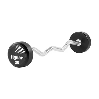Barbell łamany PU Tiguar 25 kg
