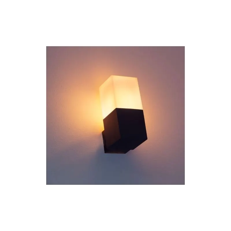 Kinkiet zewnętrzny CUBE ORO-CUBE-E27-GREY