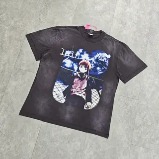 Yao Fashion Saint OF Michael 25SS Retro Casual Graphics Print Oversize Tee Tops Loose Vintage Streetwear Y2k T Shirt For Men