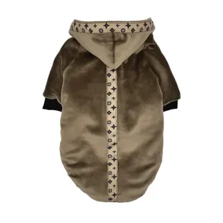PCHEŁKA Velvet Beżowy - ubranko dla psa - rozmiar M