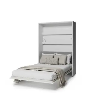 Półkotapczan pionowy elektryczny BC-36 Bed Concept 140x200 cm Rozmiar łóżka - 140x200 cm | Kolor - Biały połysk | Kolor zagłówka - Szary komfort bez wysiłku | inteligentna technologia