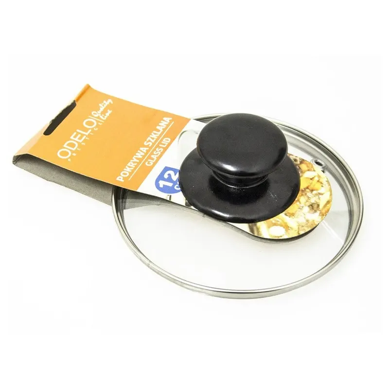 Pokrywa szklana 12cm z gałką/OD1407