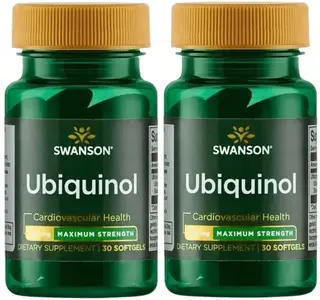 2x SWANSON UBIQUINOL 200 mg Ubichinol MAKSYMALNA MOC Antyoksydant SERCE