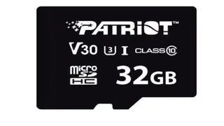 Patriot Karta pamięci microSDHC 32GB VX V30 C10 UHS-I U3
