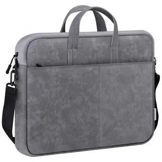 Defender Torba SOLID LEATHER 15,6 cala Szara