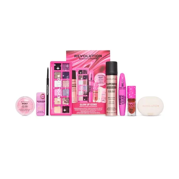 Makeup Revolution Zestaw Prezentowy Glow Up Icons
