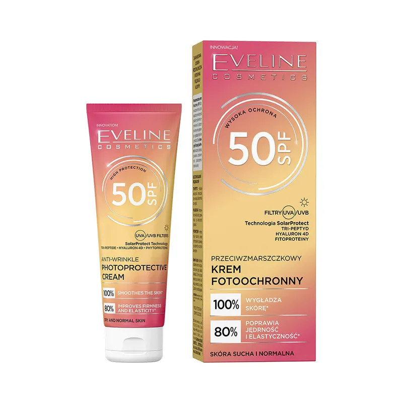 Przeciwzmarszczkowy krem fotoochronny SPF 50