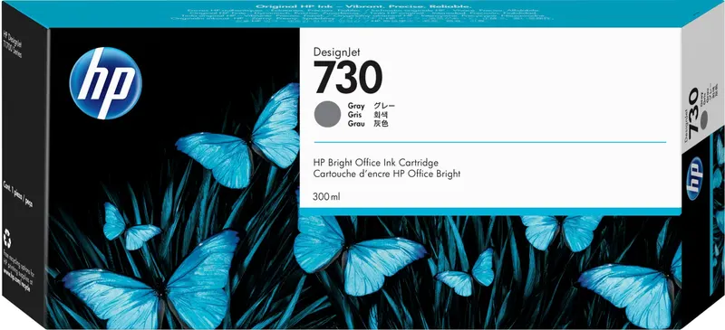 Wkład z atramentem szarym HP DesignJet 730 o pojemności 300 ml