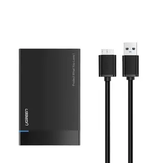 Ugreen Obudowa dysku 2,5 cala SATA USB 3.0 czarna