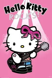 Reinders, Plakat, Hello Kitty, Rock,