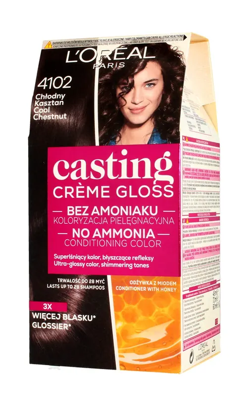 Loreal Casting Creme Gloss Farba 4102 Cool Chestnut