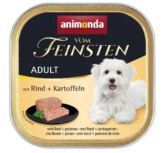 ANIMONDA Vom Feinsten Adult Wołowina i ziemniaki - mokra karma dla psa - 150g