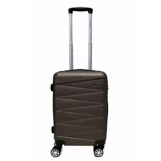 Walizka na kółkach Sapphire ST-2240 kabinowa brązowa - mała S DUO
