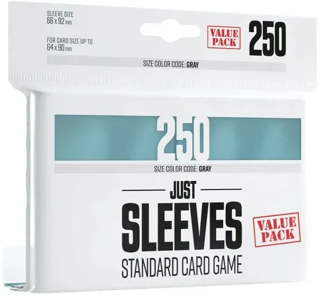 250 koszulek Gamegenic: Just Sleeves - Standard Sleeves (66x92) Value Pack