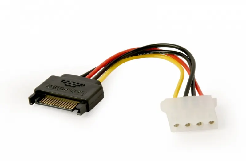 Gembird Kabel SATA zasilający(M)->Molex(M) 15cm