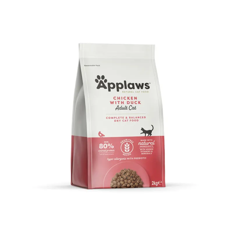 APPLAWS Kurczak i kaczka - sucha karma dla kota - 2kg