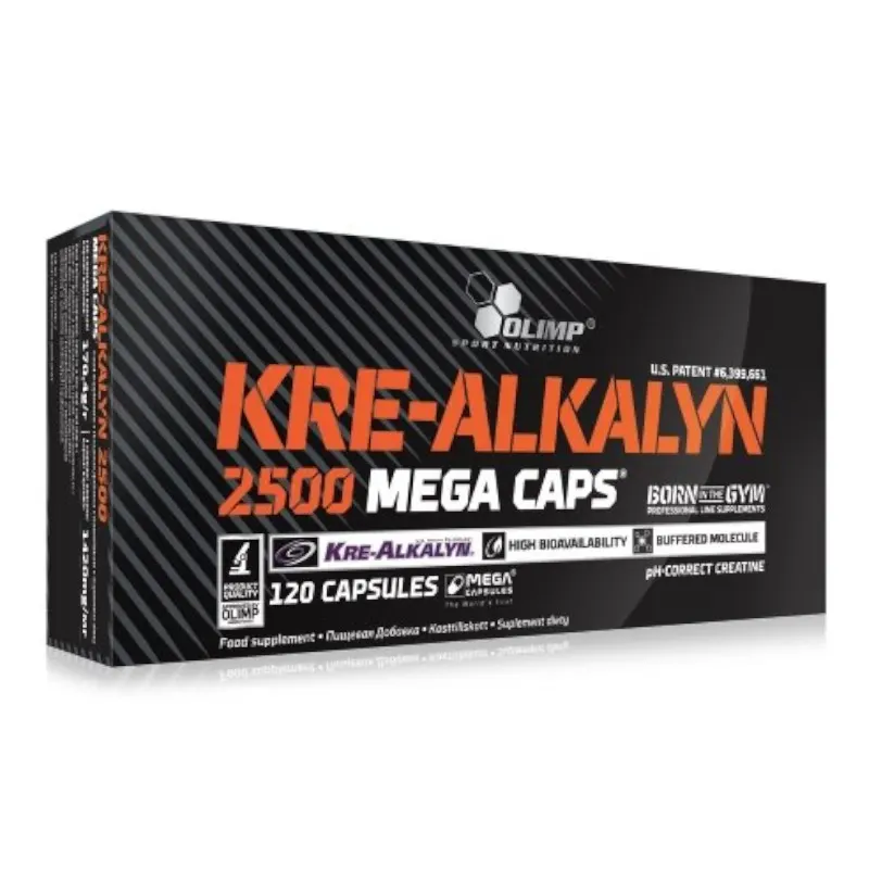 Kreatyna Monohydrat Olimp Kre-Alkalyn 2500mg 120kaps