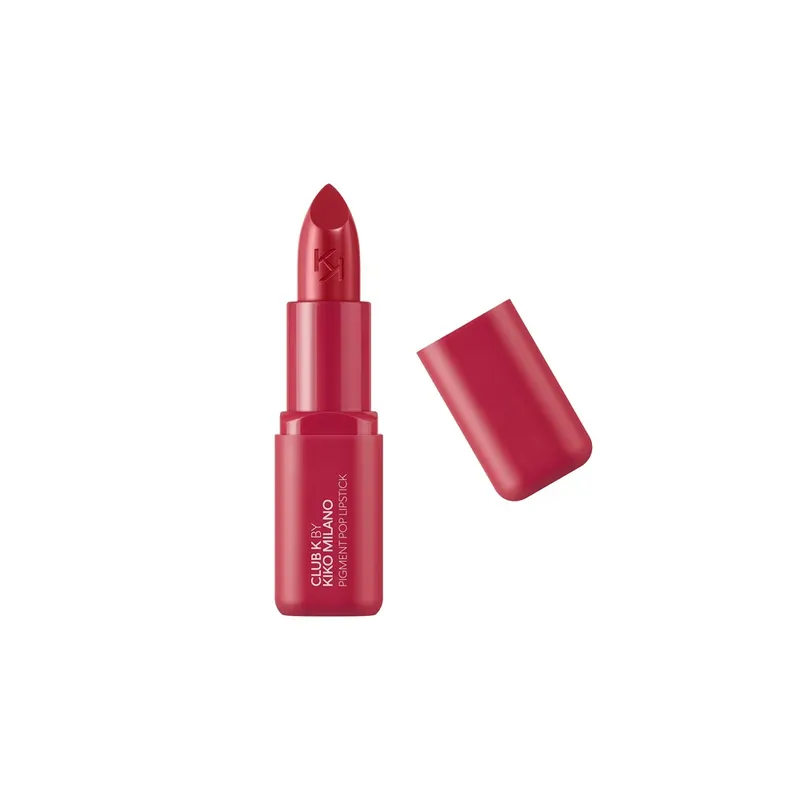 Club K By Kiko Milano Pigment Pop Lipstick Pomadka Nawilżająca o Mocnym Kryciu 12 Happy Hour Kiss 3.5g