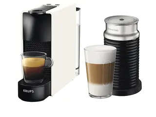 Ekspres na kapsułki KRUPS-NESPRESSO Essenza Mini XN1111 Biały + Spieniacz