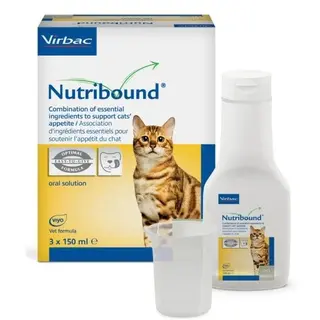 VIRBAC Nutribound Rekonwalescencja - suplementy dla kota - 3x150ml