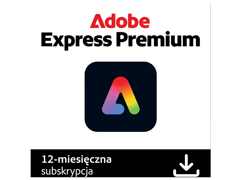 Kod aktywacyjny ADOBE Program Express Premium 12 miesięcy
