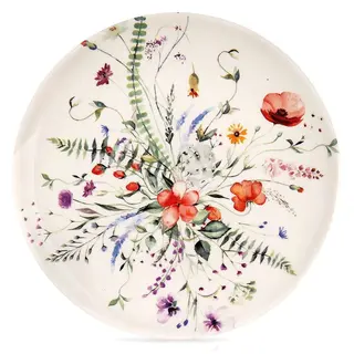 Talerz deserowy porcelanowy maki 20,5 cm