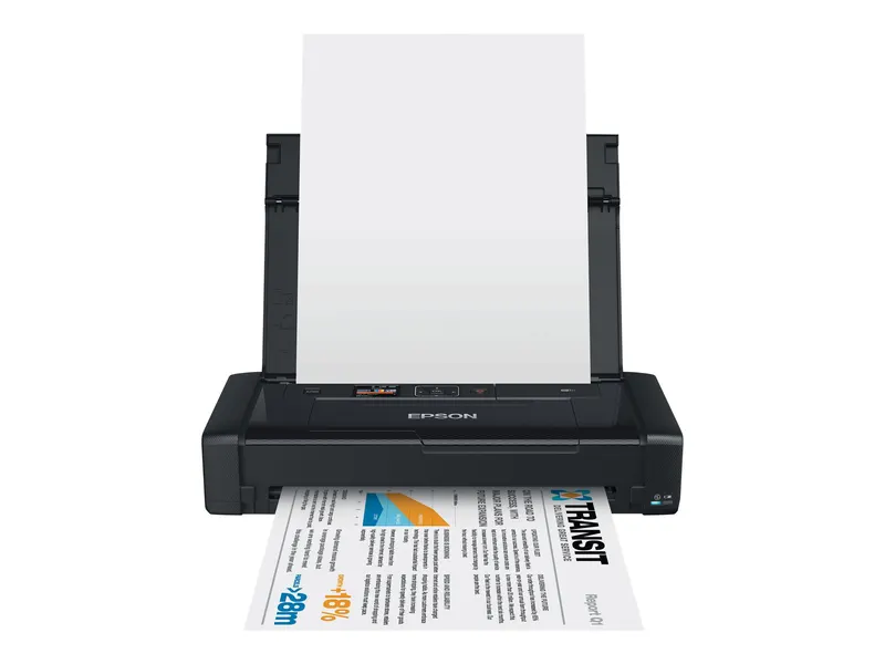 Przenośna atramentowa drukarka A4 Epson WorkForce WF-100W Czarna