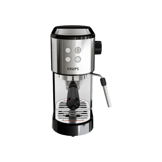 Ekspres kolbowy Krups Virtuoso Essential XP4418 - srebrno-czarny