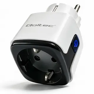 Qoltec Inteligentne gniazdko Wi-Fi 16A | timer | watomierz | Tuya