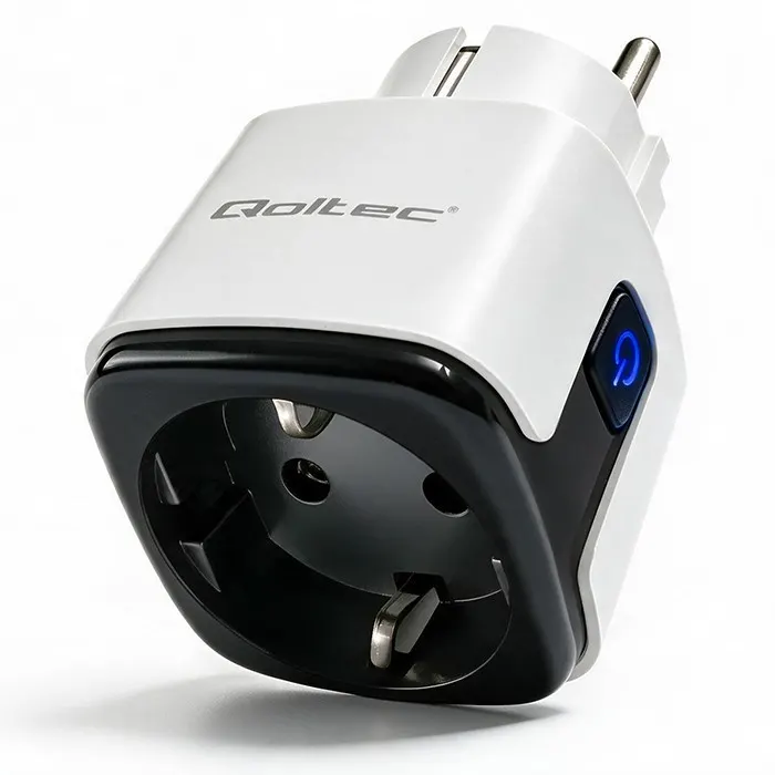 Qoltec Inteligentne gniazdko Wi-Fi 16A | timer | watomierz | Tuya