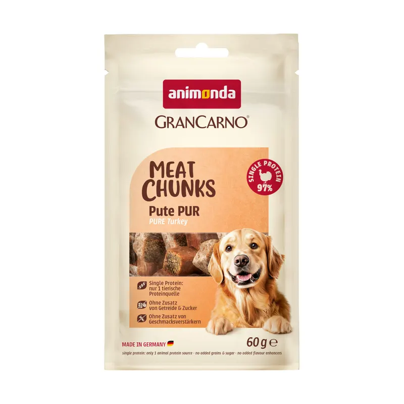 animonda Gran Carno Meat Chunks small - Indyk, 60 g