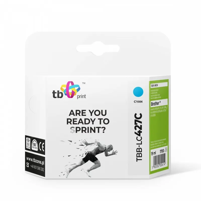 TB Print Tusz do Brother MFC-J5955DW TBB-LC427C 100% nowy cyan
