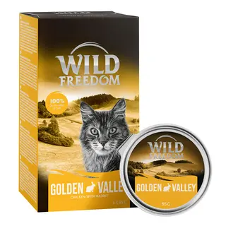 Wild Freedom Adult, tacki, 6 x 85 g - Golden Valley, królik i kurczak