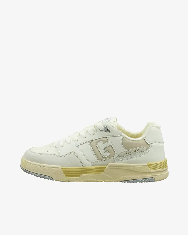 Gant Buty Sportowe Męskie Z Nadrukiem Białe