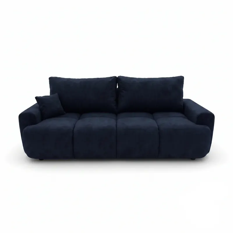 Kanapa, PELAGO, velvet, 239x102x93 cm, niebieski | TYLETEGOTU