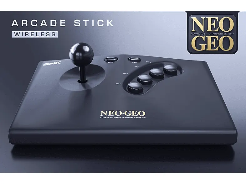 Kontroler bezprzewodowy PLAION NEOGEO AES+ Arcade Stick Czarny